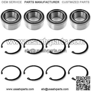 Front & Rear Wheel Bearings for Polaris RZR XP 900 1000 Turbo RZR XP 4 900 1000 Turbo RZR 900 RZR 4 900 RZR S 900 1000 S4 1000 RS1 PRO XP 3514699 3514822 3514924 3515090