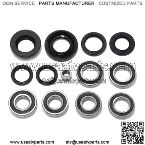 Rear Differential & Axle Bearings Seals Kit For Honda TRX400 Foreman / TRX500 Foreman Rubicon 2001-2004