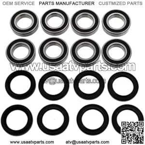 Suzuki LT-A400F 400 Eiger/LT-F400F Eiger Front Rear Wheel Bearings and Seals