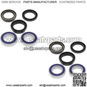 Front Wheel Bearings & Seal Kit For 02-07 Suzuki LT-F400F Eiger 4x4 (For: More than one vehicle)