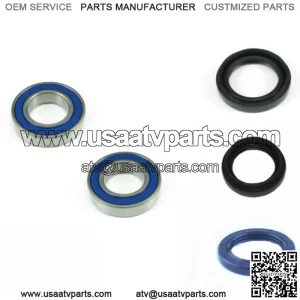 Front Wheel Bearing Seal Kit for Suzuki 03-07 LTA400 2x4 02-07 LTA400F 4x4 Eiger (For: More than one vehicle)