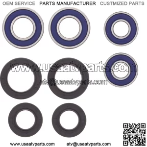 Both Front Wheel Bearing Seal for Honda  TRX300 Fourtrax 2WD 1988-1992 (For: Honda)