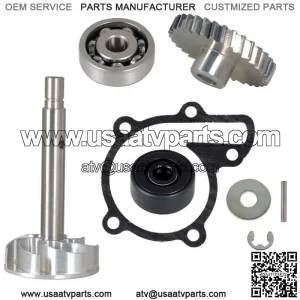 For Yamaha Banshee Billet Aluminum Water Pump Gear, Bearing, Seal, Gasket