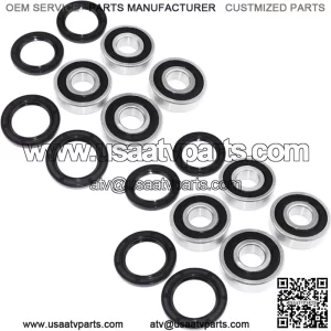 Yamaha Rhino 660 YXR660 Front & Rear Wheel Bearings Seals Kit and Gasket 04-007