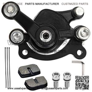 Disc Brake Caliper and Pad for MBX10 MBX11 80cc MM-B80 105cc MM-B105 CT100U CC100X Trail Mini Bike 47 49cc Mini ATV Gas Scooter Dirt Pocket Bike