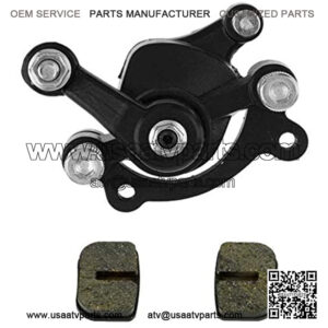 Disc Brake Caliper Replaced Pad for 97cc 2.8HP DB30 Doodle Bug Mini Dirt Bike Moto Classic Electric Razor MX500 33cc Motovox MVS10 43cc 47cc 49cc Moto ATV Gas Scooter Dirt Pocket Bike (black)