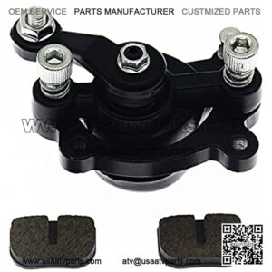 Rear Disc Brake Caliper Replaced Pads For 43cc 47cc 49cc Chinese Mini Bike Kids ATV Quad Minimoto Pit Dirt Pocket Bike Gas Scooter (Rear)