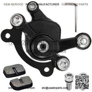 Disc Brake Caliper and Pads for 97cc 2.8HP Baja Motorsports Doodle Bug DB30 (Blitz, Dirt Bug, Racer) MVS10 Electric Razor MX500 RSF350 Mini Bike 43 47 49cc Mini ATV Gas Scooter Dirt Pocket Bike