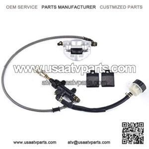 Rear Foot Disc Brake Master Cylinder Assembly with Oiler Replacement for 110cc 125cc 150cc 200cc 250cc ATV Quad Dune Buggy