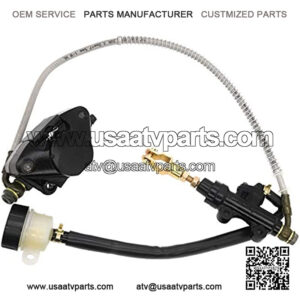 Rear Foot Disc Brake Master Cylinder caliper Assembly for 150cc 200cc 250cc Chinese Taotao ATV Quad