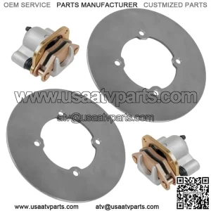 Calipers With Brake Discs Front Right & Left For Polaris 300 1994