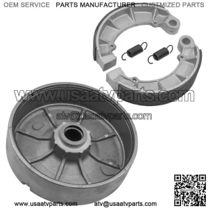 Rear Brake Drum W/Brake Shoes For Honda Foreman Rubicon 500 TRX500FGA 4x4 04-08