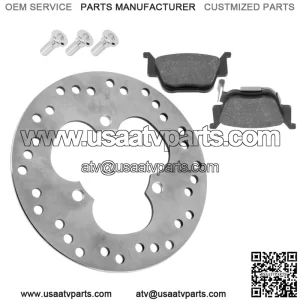 Rear Brake Disc Rotor w/ Pads Bolt fits Honda TRX450R Sportrax 450 2x4 2004 2005