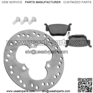 Rear Brake Disc Rotor w/ Pads Bolts fits Honda TRX450R Kick Start 2006 2007-2009