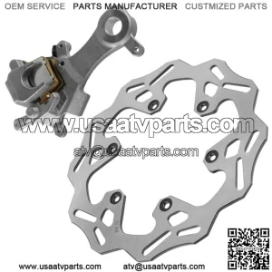Rear Brake Caliper w/ Brake Rotor for Yamaha YZ450F 2009 2010 2011-2017