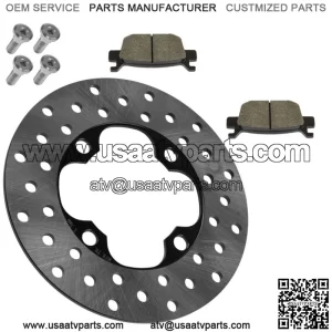 Front Brake Disc Bolts w/Pads for Honda Rincon 680 15-2023/45251-HP0-A51