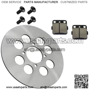 Rear Right Brake Disc with Brake Pads & Bolts for Yamaha Blaster 200 2003-2006