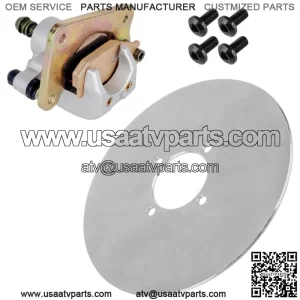 Rear Right Brake Disc Bolts with Brake Pads for Yamaha Kodiak 450 4x4 2003-2004