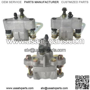 Front & Rear Brake Calipers Pads For Polaris Sportsman 450 500 570 800 2007-2009