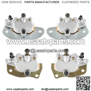 For Yamaha Rhino 700 YXR700 2008-2013 With Pads Front & Rear Brake Calipers