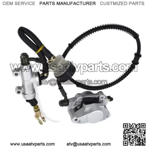 Hydraulic Rear Disc Brake Caliper System + Pads 150cc 250cc Quad Dirt Bike ATV