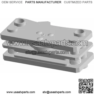 Polaris RZR Caliper Assembly, Genuine OEM Part 1913062, Qty 1