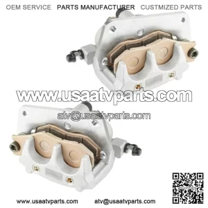 Front Left Right Brake Caliper w/ Pad for Yamaha YFZ 450 YFZ450R YFZ450X 2004-25