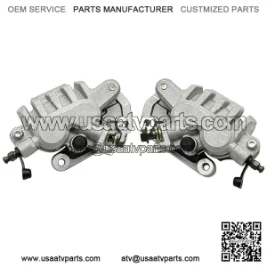 Front Left Right Brake Calipers & Pads for Honda TRX450R Sportrax 450 2004-2009