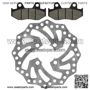 Rear Brake Disc Rotor w/ Pads fits Yamaha YFZ450R / YFZ450RSE Special 2009-2021