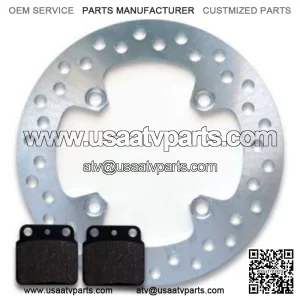 Rear Brake Disc Rotor + Pads for Suzuki LTZ 400 LTZ400 Quadsport (2003-2014) NEW