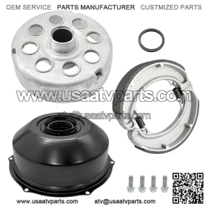 Rear Brake Drum for Honda TRX300FW FourTrax 300 4X4 1988-2000 w/ Brake Shoe Seal