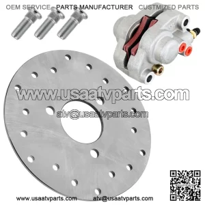 Polaris Scrambler 500 4X4/2X4 2001-2004 Rear Brake Disc Rotor w/Caliper Bolt