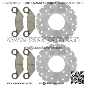 Polaris Scrambler 500 2X4/4X4 2001-2009 Front Brake Disc Rotors w/Pads