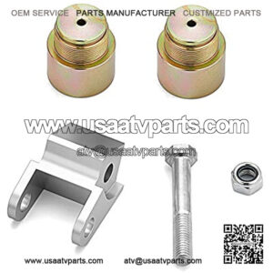 ATV Full Lift Kit 2inch Full Suspension Lift All Terrain Vehicle Lifting Tool Black Fit for Yamaha Rhino 450/660/700