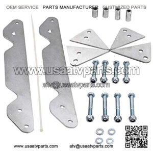 2" Full Lift Kit for Polaris Sportsman 450 and 400 Front Lift Billet Aluminum Spring Spacers + Rear High-Strength Steel Lift Brackets ATV PRO Lift KIT