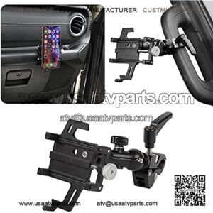 7/8 inch To 1 1/8 inch Handle Bar Mounts Clamps Adapters for Dirt Bike ATV (Red)