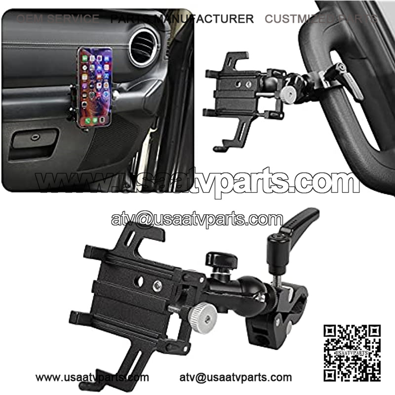 7/8 inch To 1 1/8 inch Handle Bar Mounts Clamps Adapters for Dirt Bike ATV (Red)