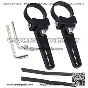 1.5 Bull Bar Tube Mount Clamps Sammanlight LED Light Bar Mounting Brackets Roof Roll Cage Holders for Offroad Trucks ATV SUV, 2pcs