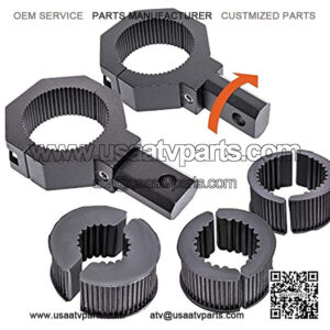 Fire Extinguisher Holder, ATV/UTV Interior Roll Bar Trim Kit (Black)