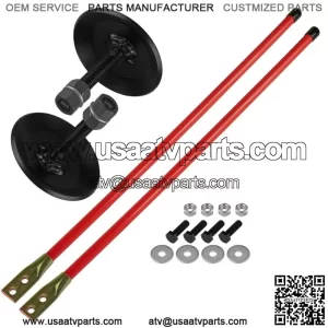 Snow Plow Blade Skid Shoe w/ Guide Markers For Polaris 2873423 1308110 ATV / UTV