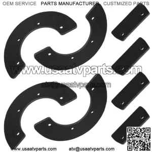 Rubber Auger Paddles & Scraper Bars (4) Pack for Honda HS35 Snow Blower