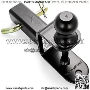 ATV/UTV Mount with Hitch Ball and Winch Strap Loop (2" Ball 2" Shank) (66025)