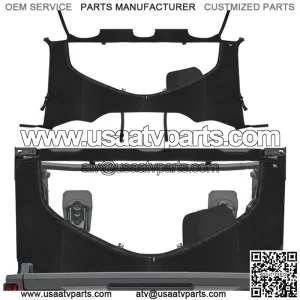 KEMIMOTO Soft Rear Panel for Honda Pioneer 1000/1000-5 2016-2023  #0SR95-HL4-211