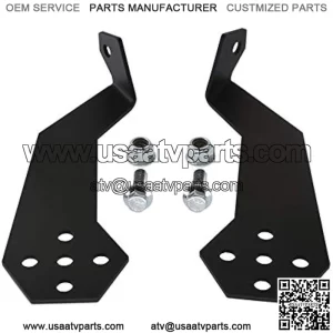 Below Roof Windshield 30 inch Curved/Straight LED Light Bar 5 Mount Position Brackets Compatible with Polaris RZR XP 900 1000