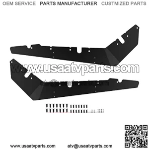 Lower Door Panels Insert Kit for RZR PRO XP, Lower Door Trim Kit Door Valance for Polaris RZR PRO XP 2020-2023, RZR PRO R/Turbo R 2022 for 2 Doors Accessories (2PCS, Black)