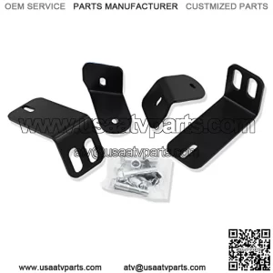 A-Pillar Roll Bar Upper Over Hood Mounting Brackets Compatible with 30" LED Light Bar Compatible with Polaris RZR 900 900S 1000 Turbo