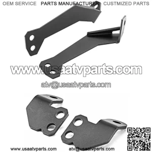 Upper Roof Brackets Light Bar Mount & Rear Backup LED Mount Whip Flag Light Pod Brackets Compatible with Polaris RZR 900 1000