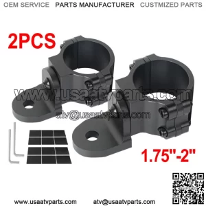 2X For Can-Am Maverick X3 Rear LED Flag Whip Antenna Reverse Light Mount Bracket