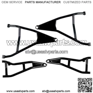 Fit for Can-Am Maverick X3 2017 up+ High Clearance A-Arms 72" Body Black