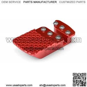 For Can-Am Maverick X3 MAX RR & R Enlarged Brake Pedal Extender 2017-2023 Red